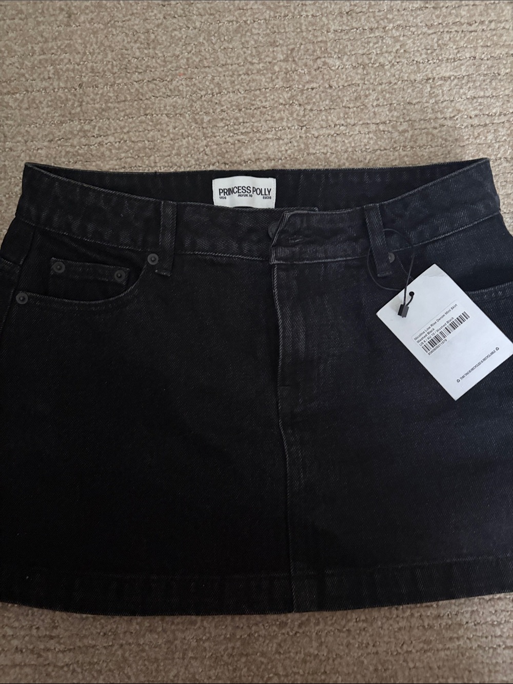 NWT Princess Polly Nicolina Denim Skirt